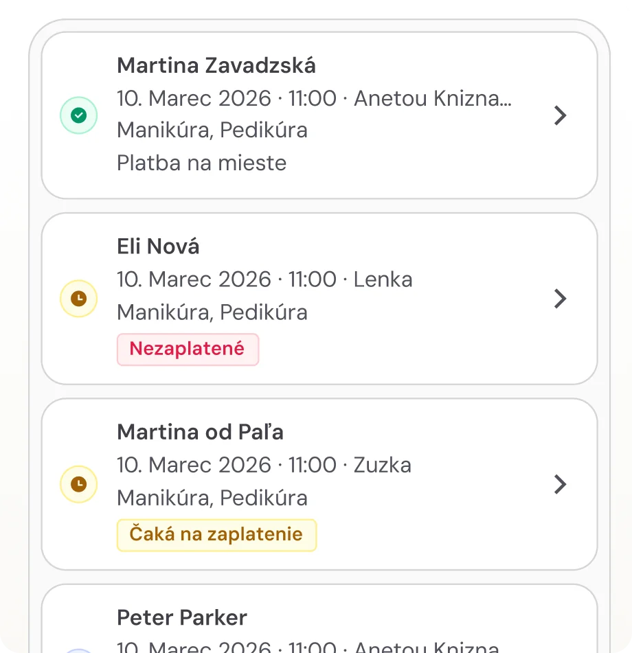 Instant reservations