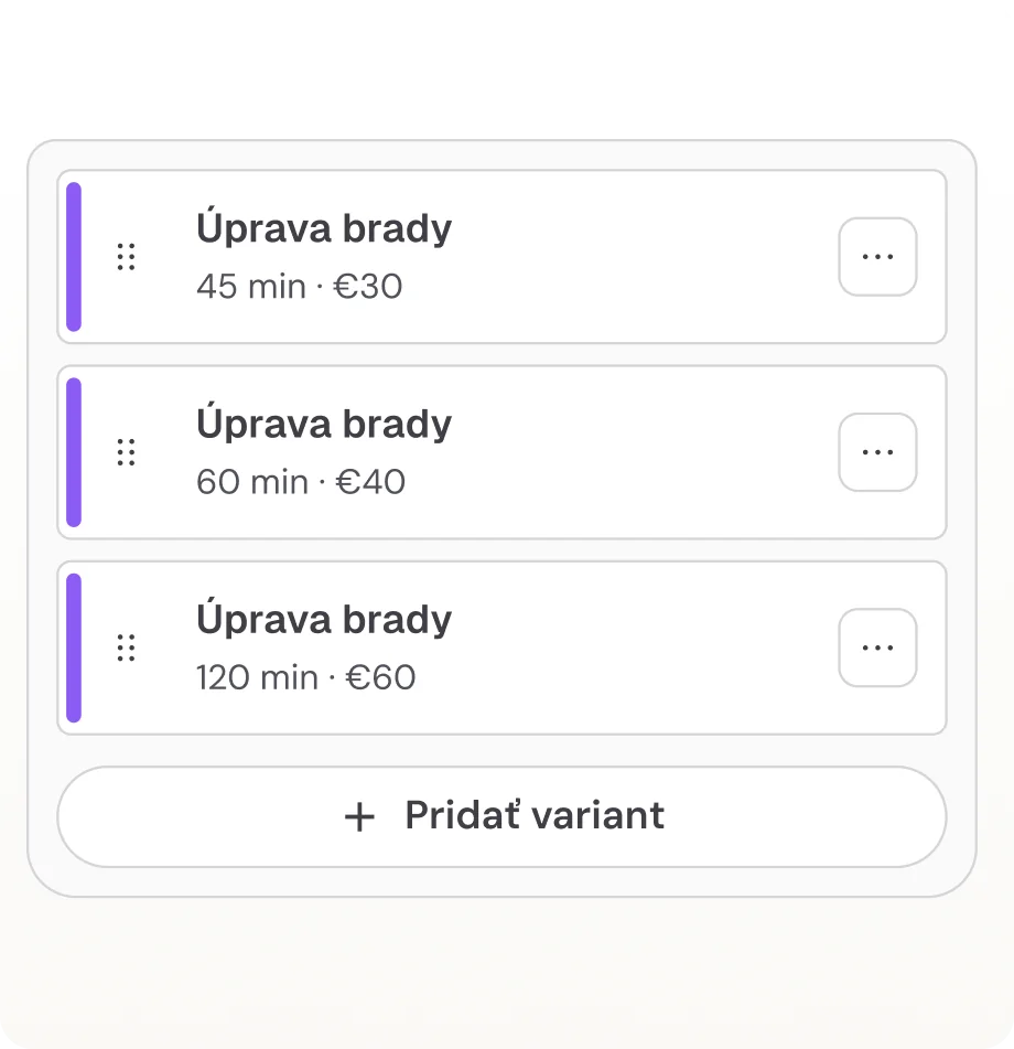 Service variants