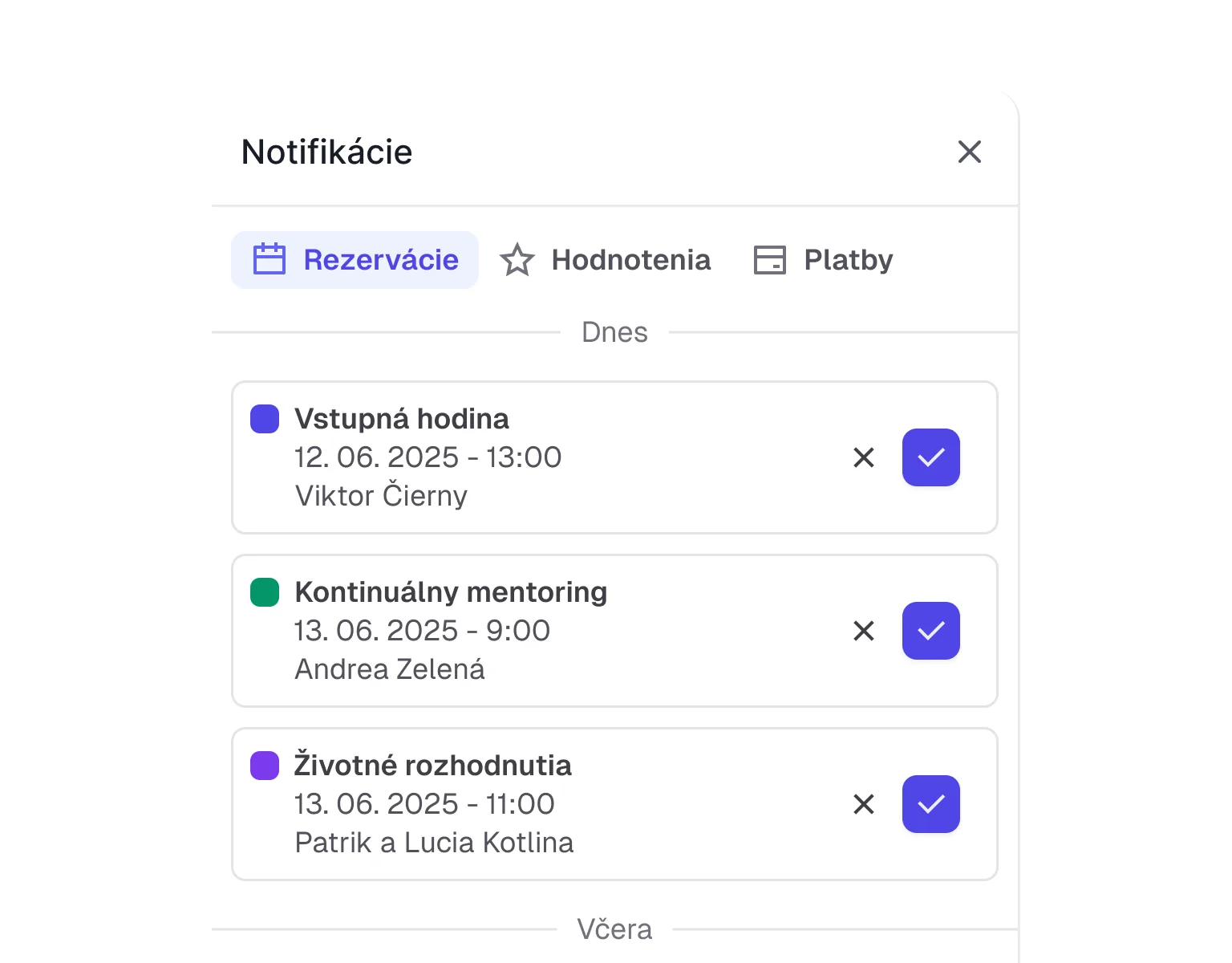 Option for automatic or manual appointment confirmation